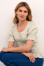 Charger l&#39;image dans la galerie, Blouse - Cream - 10612413-Ancient scroll
