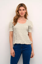 Charger l&#39;image dans la galerie, Blouse - Cream - 10612413-Ancient scroll
