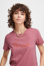 Charger l&#39;image dans la galerie, T-shirt Paris rose ICHI - 20119616-heather rose

