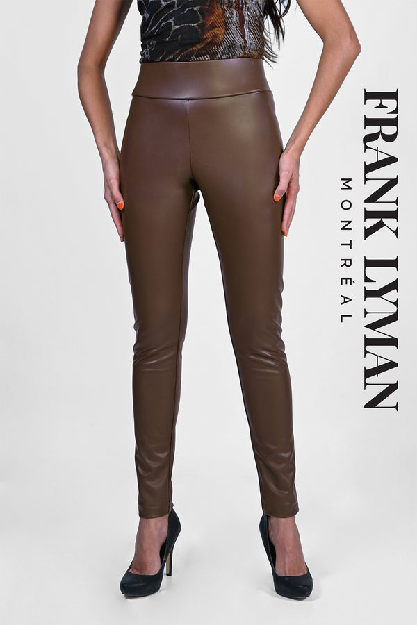 Legging cuirette camel Frank Lyman - 213684