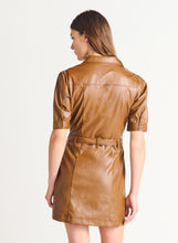 Charger l&#39;image dans la galerie, Robe cuirette brune Dex - 2222001D-brun moyen
