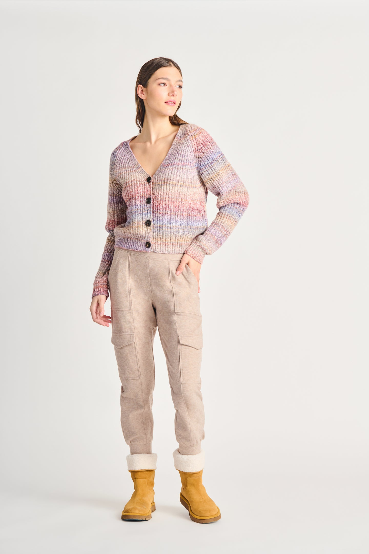 Jogger avoine Dex - 2222238D-melange avoine