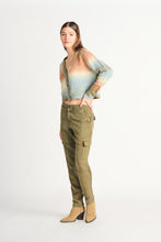 Charger l&#39;image dans la galerie, Pantalon cargo kaki Dex - 2222709D
