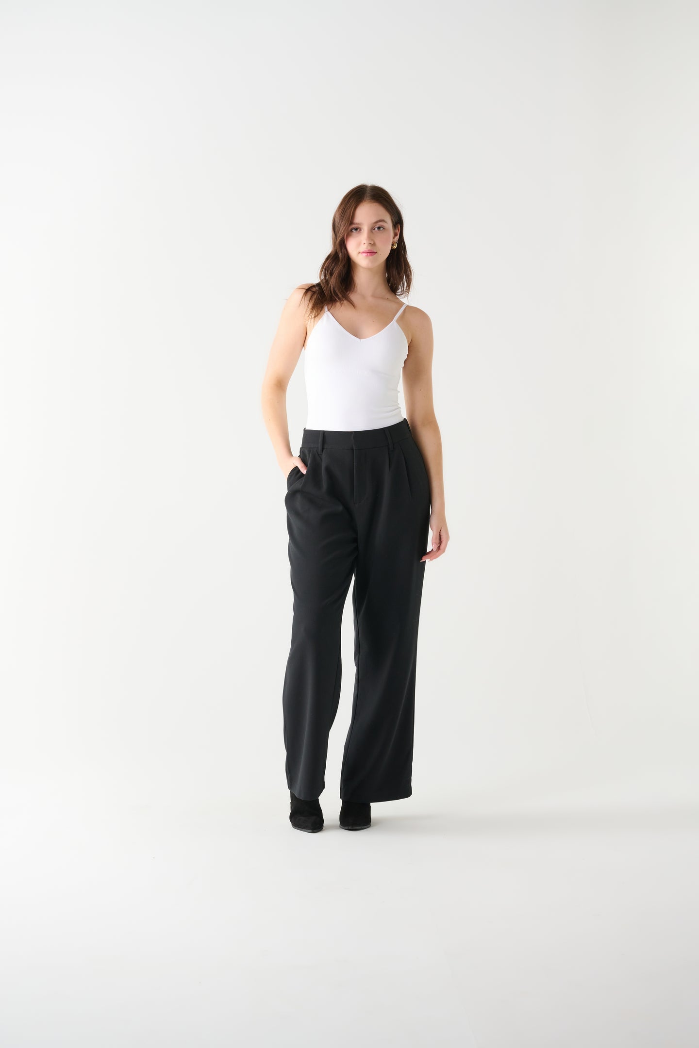 Pantalon noir black tape - 2222711T-noir