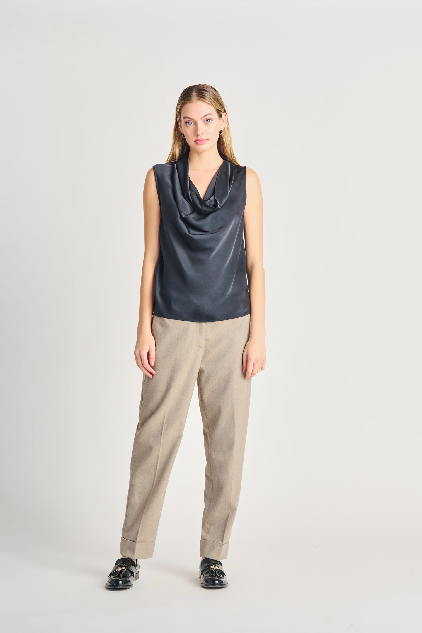 Top satin noir black tape - 2223528T-noir