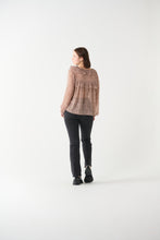 Charger l&#39;image dans la galerie, Blouse léopard rose black tape - 2223544T-animal marron/rose
