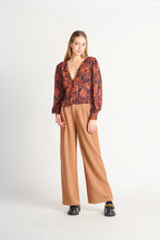 Charger l&#39;image dans la galerie, Blouse paisley orange/violet black tape - 2223708T- paisley orange/violet
