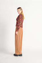 Charger l&#39;image dans la galerie, Blouse paisley orange/violet black tape - 2223708T- paisley orange/violet

