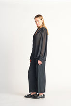 Charger l&#39;image dans la galerie, Blouse noir black tape - 2223714T-noir

