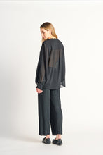 Charger l&#39;image dans la galerie, Blouse noir black tape - 2223714T-noir
