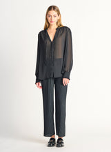 Charger l&#39;image dans la galerie, Blouse noir black tape - 2223714T-noir

