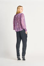 Charger l&#39;image dans la galerie, Blouse lilas lurex Dex - 2223736D-lilas tonal lurex
