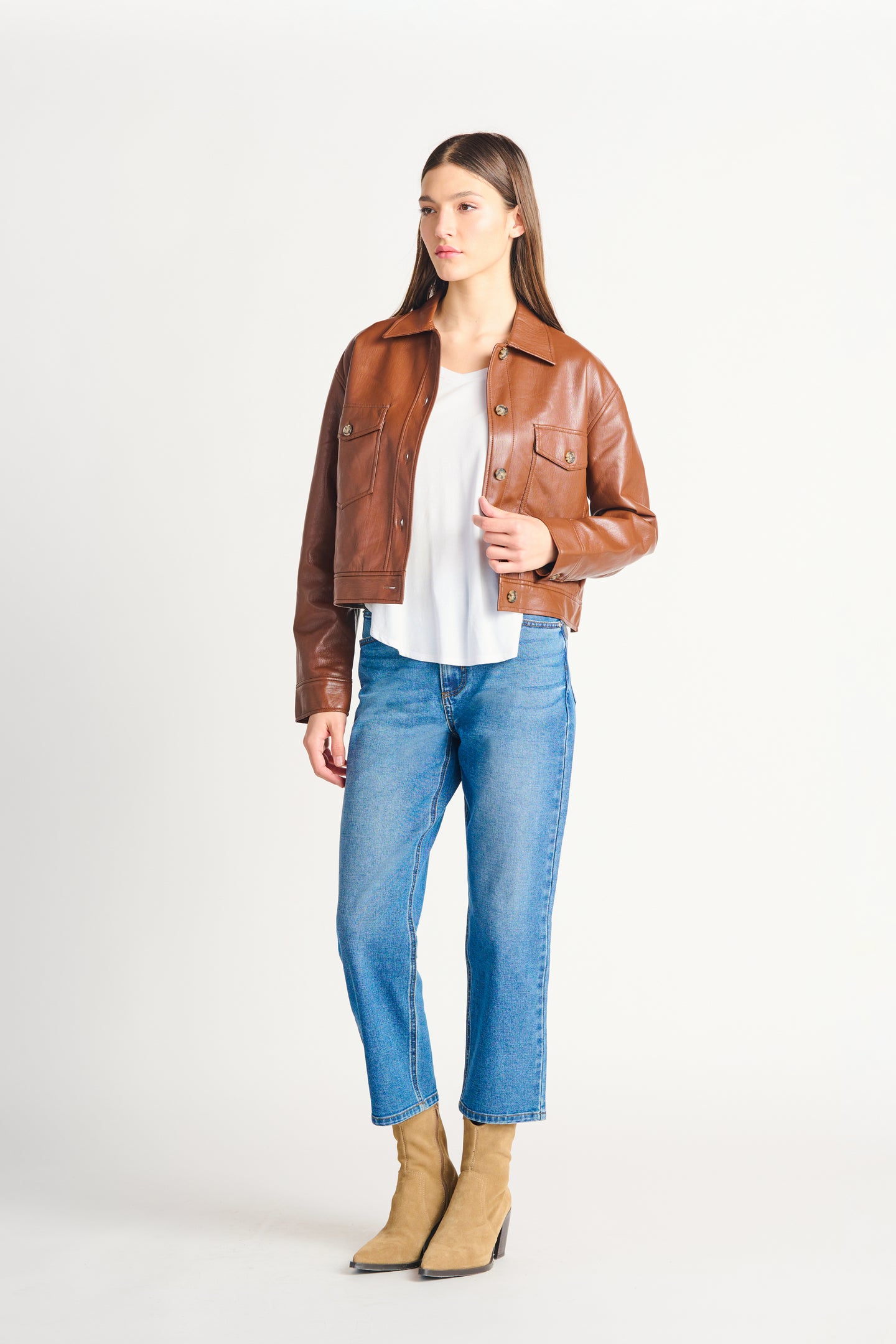 Jeans zoe high rise bleu moyen Dex - 2225250D-bleu moyen