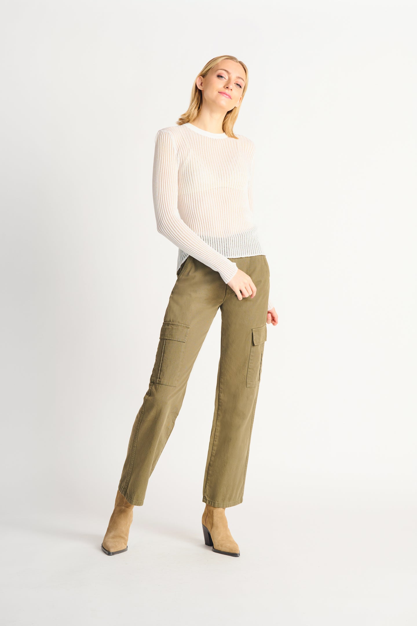 Tricot blanc Dex - 2227013D-blanc