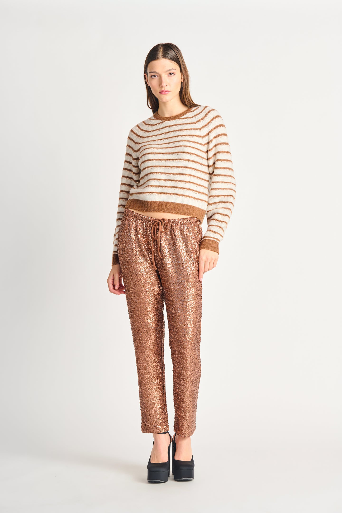 Tricot rayure paillette Dex - 2227067D
