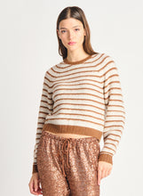 Charger l&#39;image dans la galerie, Tricot rayure paillette Dex - 2227067D
