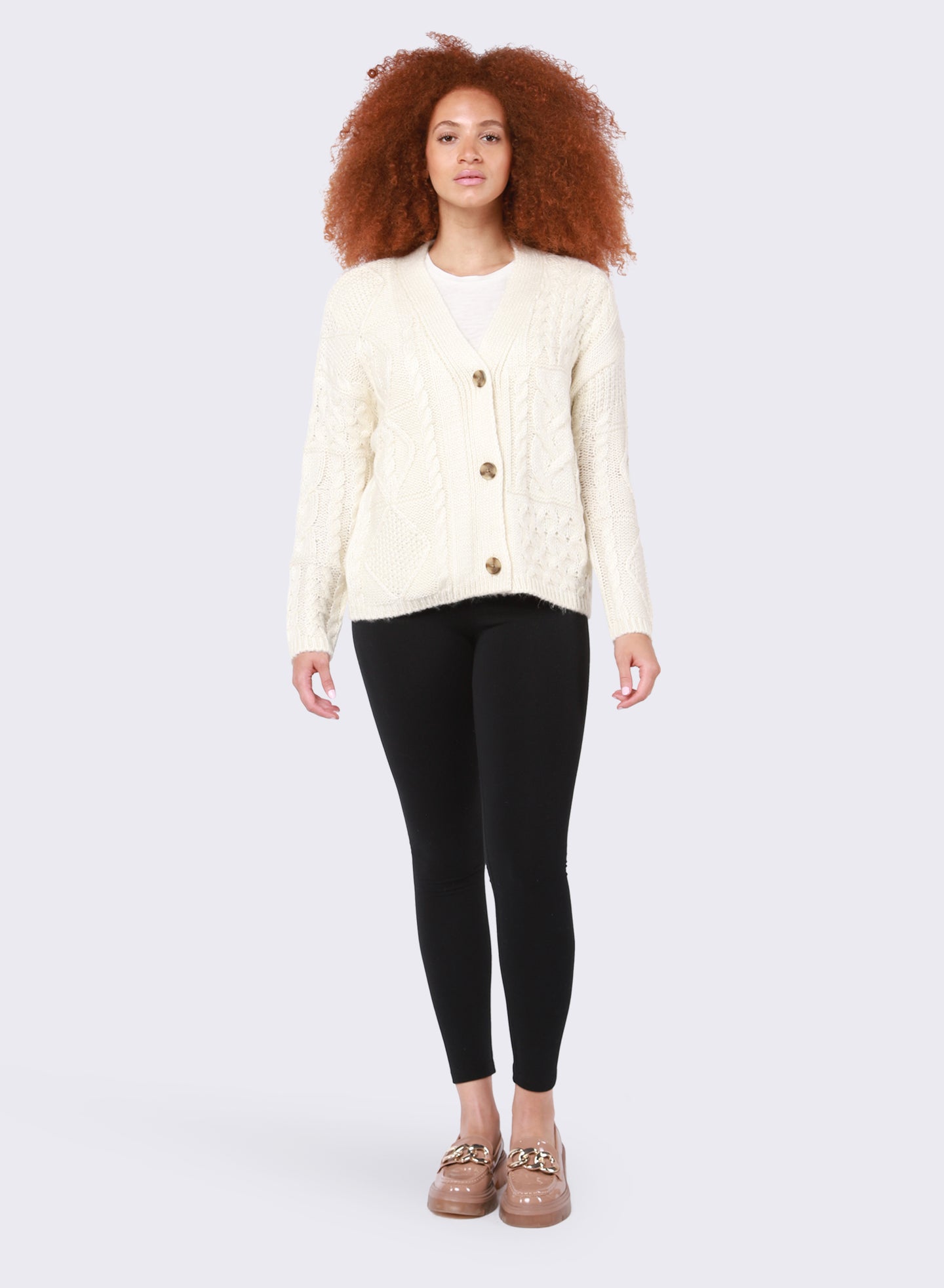 Cardigan beige Dex - 2227252D-beige