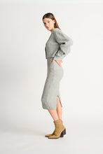 Charger l&#39;image dans la galerie, Cardigan Tricot gris dex - 2227291D-melange gris clair
