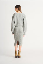 Charger l&#39;image dans la galerie, Cardigan Tricot gris dex - 2227291D-melange gris clair
