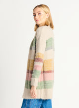Charger l&#39;image dans la galerie, Cardigan avoine multicolore Dex - 2227295D-avoine multicolore
