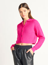 Charger l&#39;image dans la galerie, Cardigan fushia Dex - 2227296D-rose vif
