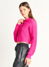 Charger l&#39;image dans la galerie, Cardigan fushia Dex - 2227296D-rose vif
