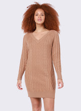 Charger l&#39;image dans la galerie, Robe tricot camel Dex - 2227502D-chameau
