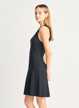 Charger l&#39;image dans la galerie, Robe noir black tape - 2227507T-noir
