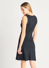 Charger l&#39;image dans la galerie, Robe noir black tape - 2227507T-noir

