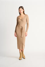 Charger l&#39;image dans la galerie, Robe camel Dex - 2227514D-melange marron clair
