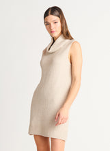 Charger l&#39;image dans la galerie, Robe tricot taupe dex - 2227515D-taupe clair
