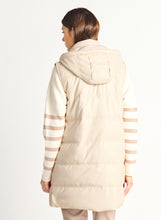 Charger l&#39;image dans la galerie, Doudoune off white cuirette Dex - 2229006D-sable
