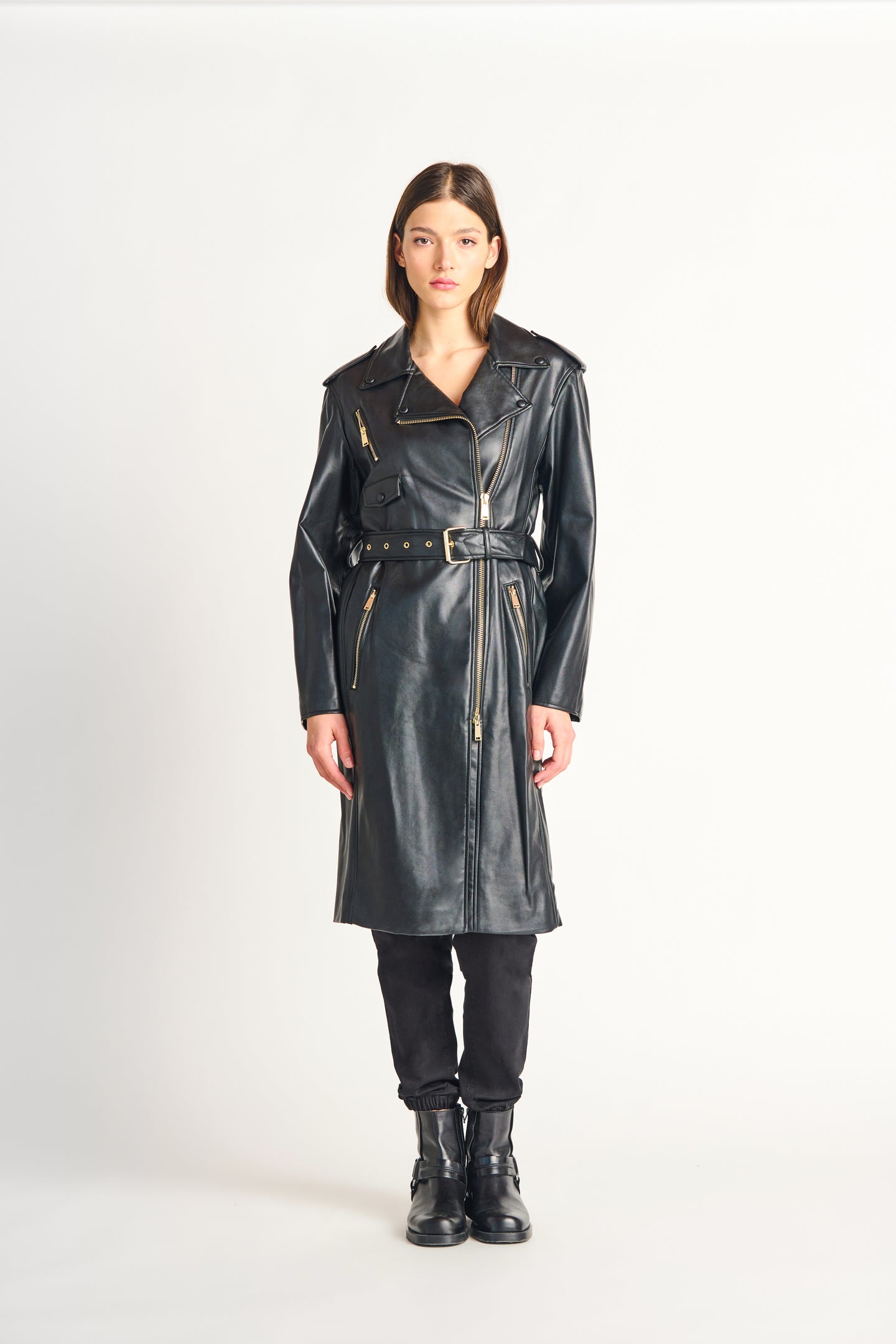 Manteau cuirette Dex - 2229009D-noir