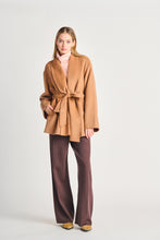 Charger l&#39;image dans la galerie, Manteau camel black tape - 2229507T-chameaux doux

