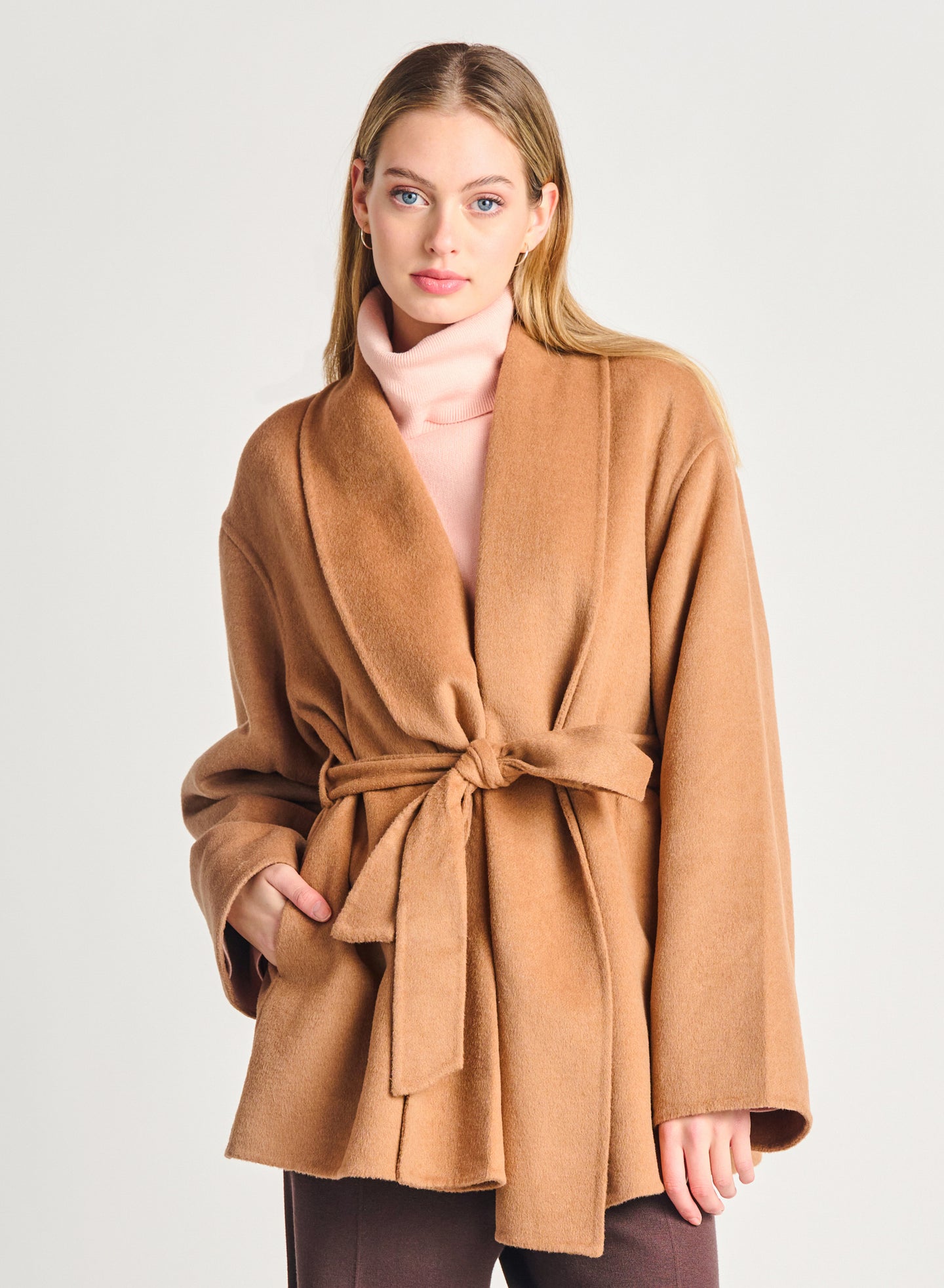 Manteau camel black tape - 2229507T-chameaux doux