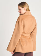 Charger l&#39;image dans la galerie, Manteau camel black tape - 2229507T-chameaux doux
