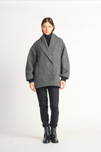 Charger l&#39;image dans la galerie, Blazer pied poule Dex - 2229540D-charcoal
