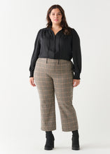 Charger l&#39;image dans la galerie, Pantalon carreaux Dex plus - 2272226DP-pied de poule marron

