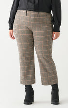 Charger l&#39;image dans la galerie, Pantalon carreaux Dex plus - 2272226DP-pied de poule marron
