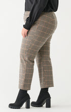 Charger l&#39;image dans la galerie, Pantalon carreaux Dex plus - 2272226DP-pied de poule marron
