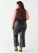 Charger l&#39;image dans la galerie, Pantalon cuirette Dex plus - 2272229DP-noir
