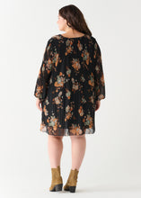 Charger l&#39;image dans la galerie, Robe floral tauve Dex plus - 2272511 DP - floral tauve
