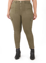 Charger l&#39;image dans la galerie, Pantalon cargo kaki Dex plus - 2272703DP-kaki
