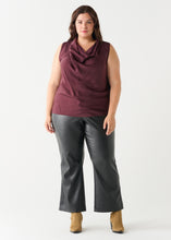 Charger l&#39;image dans la galerie, Camisole  satin bourgogne Dex plus - 2273528DP
