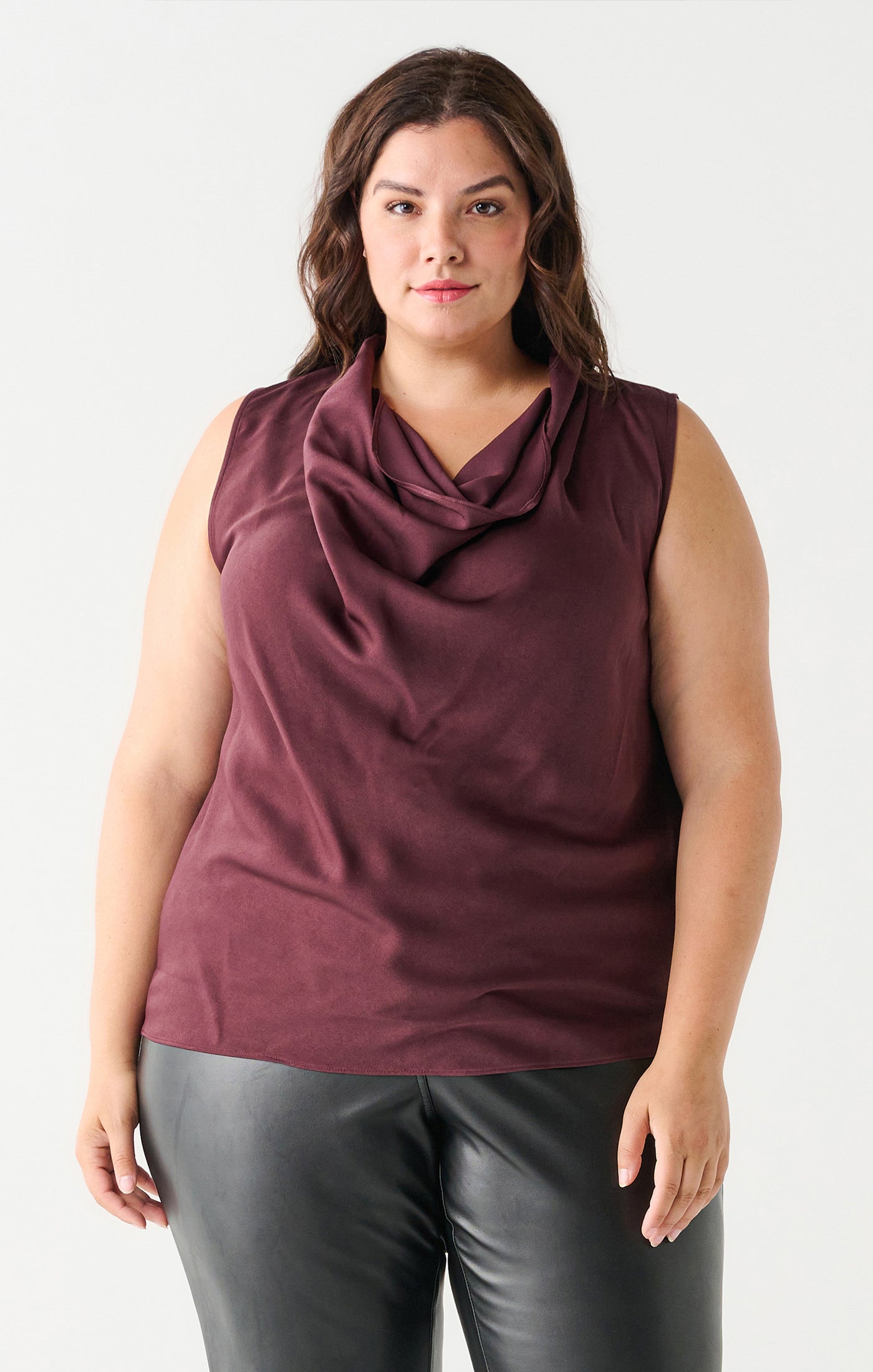 Camisole  satin bourgogne Dex plus - 2273528DP