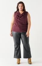 Charger l&#39;image dans la galerie, Camisole  satin bourgogne Dex plus - 2273528DP
