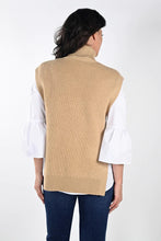 Charger l&#39;image dans la galerie, Débardeur en tricot Frank Lyman - 233850U-camel
