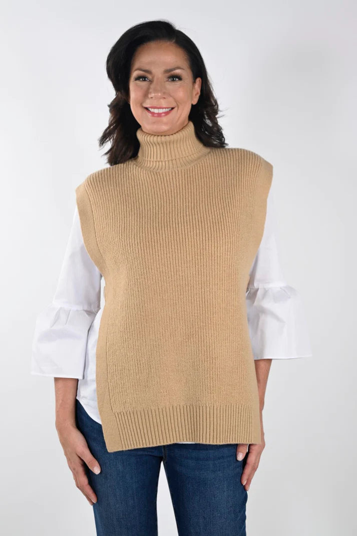 Débardeur en tricot Frank Lyman - 233850U-camel