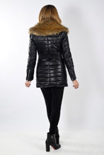 Charger l&#39;image dans la galerie, Manteau cuirette noir Frank Lyman - 233897U
