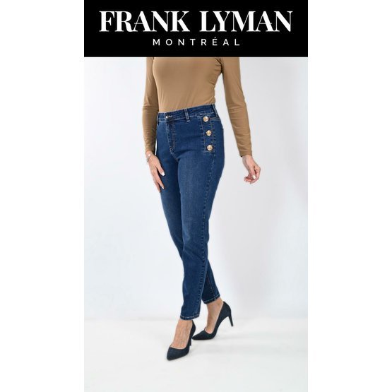 Jeans bleu azul bouton or Frank Lyman - 233907U